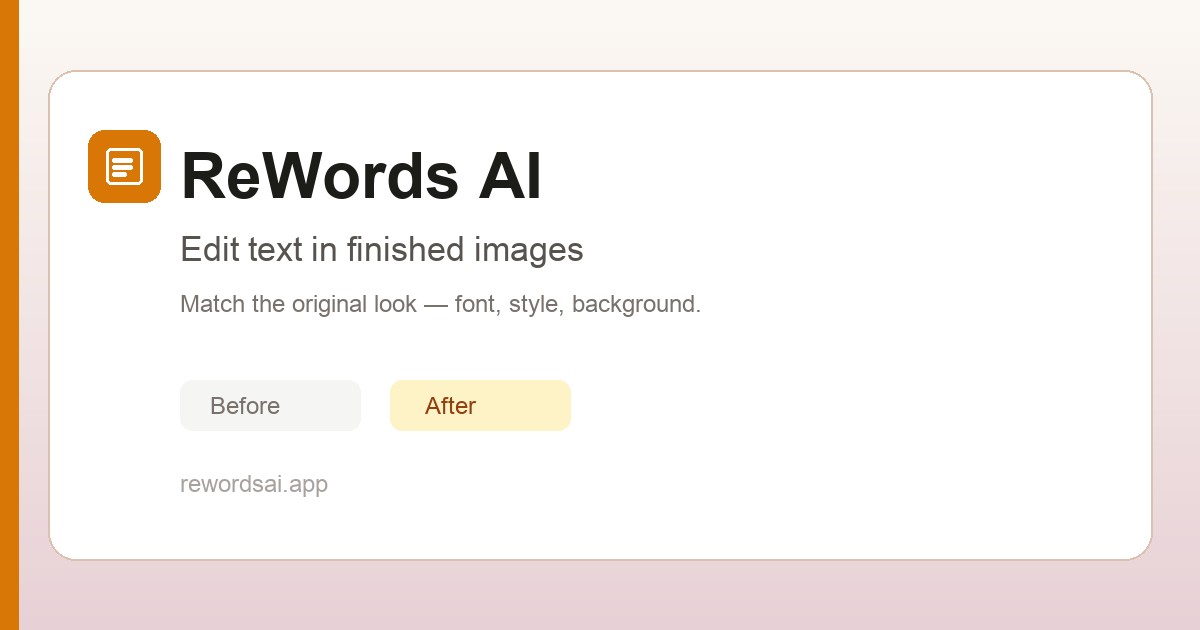 ReWords AI