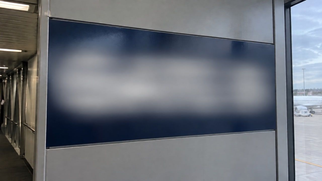 Terminal Gate Sign — edited with ReWords AI