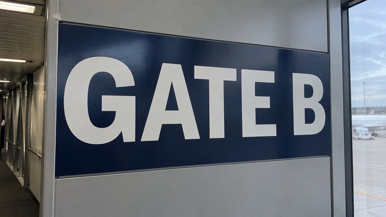 Terminal Gate Sign — original image