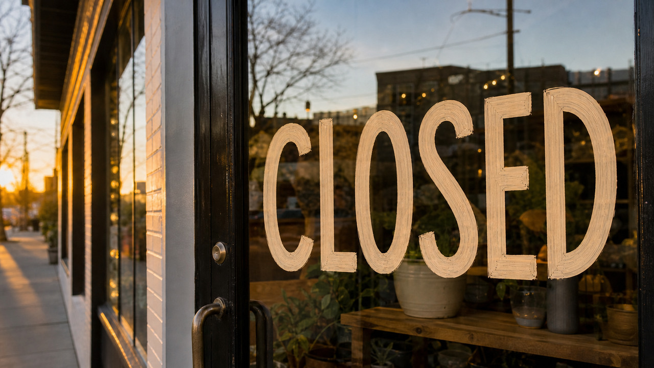 Street sign or storefront update — edited with ReWords AI
