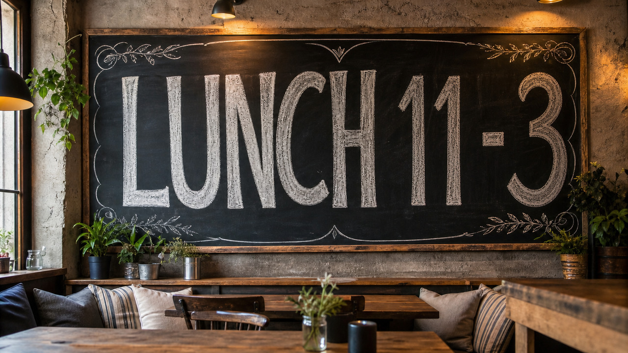 Menu or product label update — edited with ReWords AI