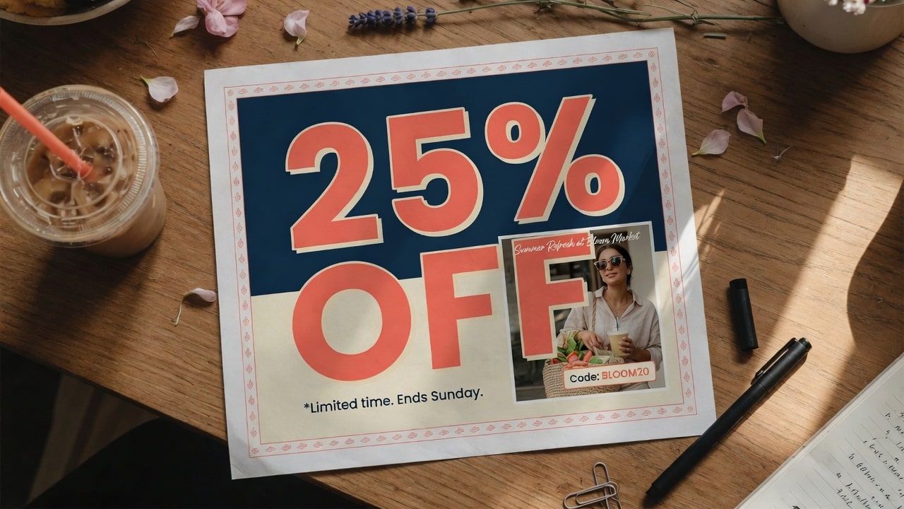 Aggiornamento della percentuale di sconto — edited with ReWords AI