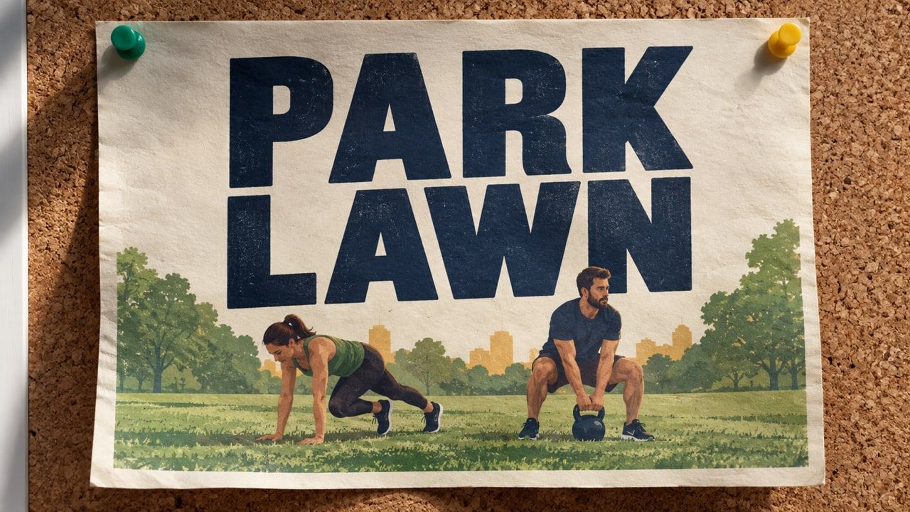 Fitness Bootcamp Flyer — original image