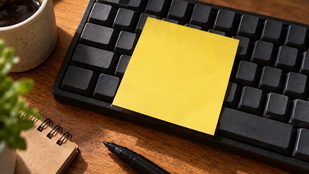 Desk Sticky Note Doodle — edited with ReWords AI