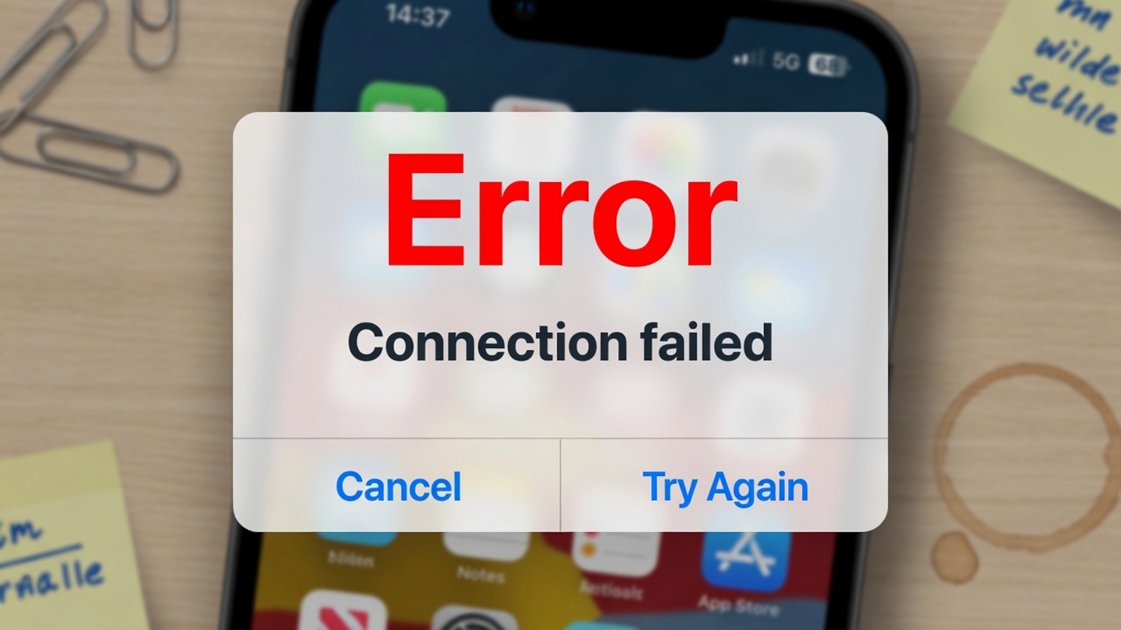 Foreign software error modals & crash logs β edited with ReWords AI